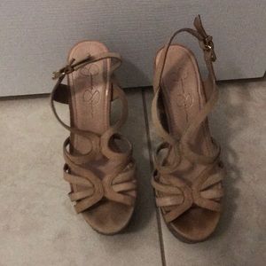 Jessica Simpson block heel in size 8